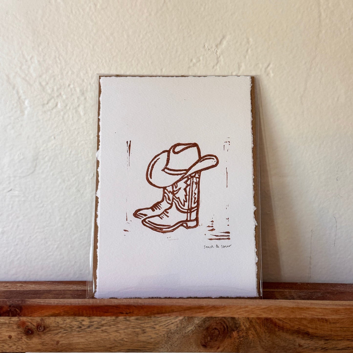 Large / Cowboy Boot