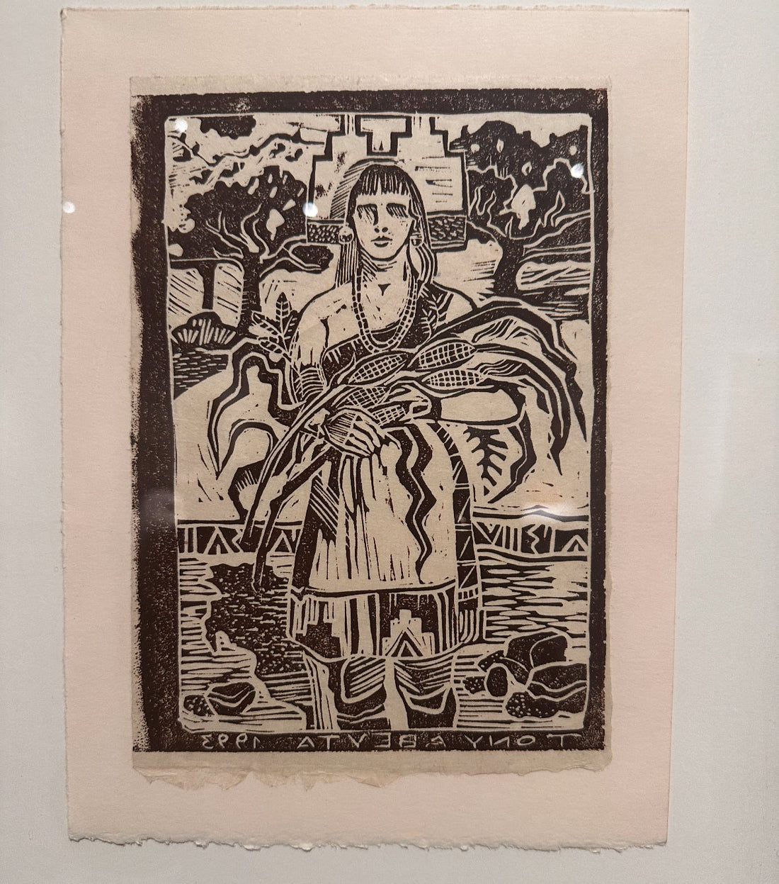 The Corn Maiden: Ancient Traditions and Block Printing
