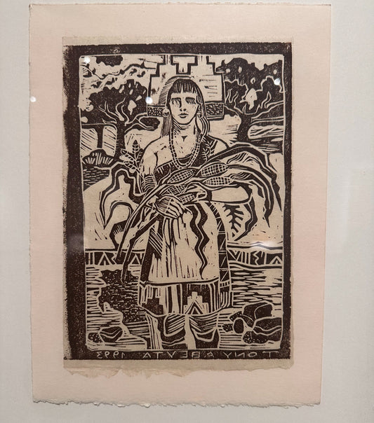 The Corn Maiden: Ancient Traditions and Block Printing