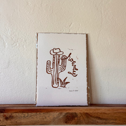 Large / Howdy Cactus